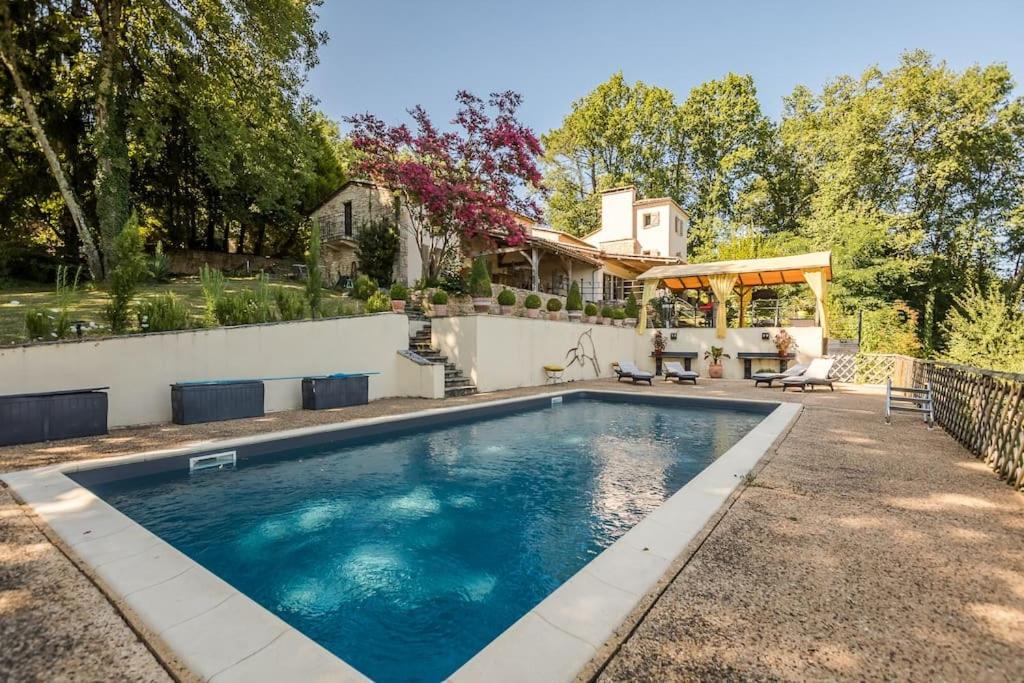 Villa Vila avec, piscine, tennis. à Rivaux Extérieur photo