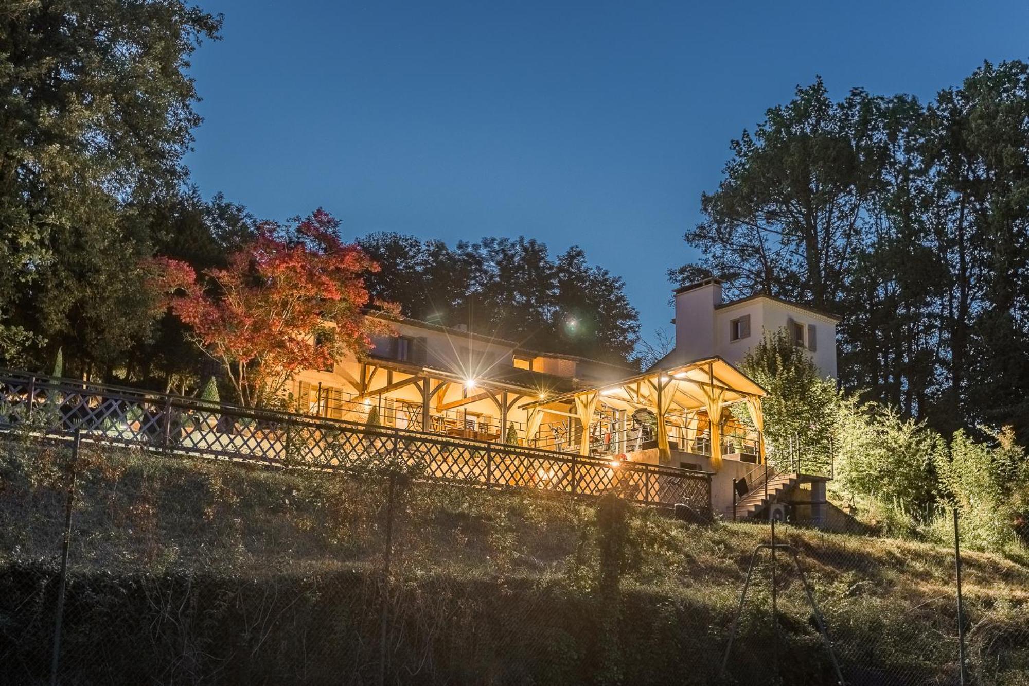 Villa Vila avec, piscine, tennis. à Rivaux Extérieur photo