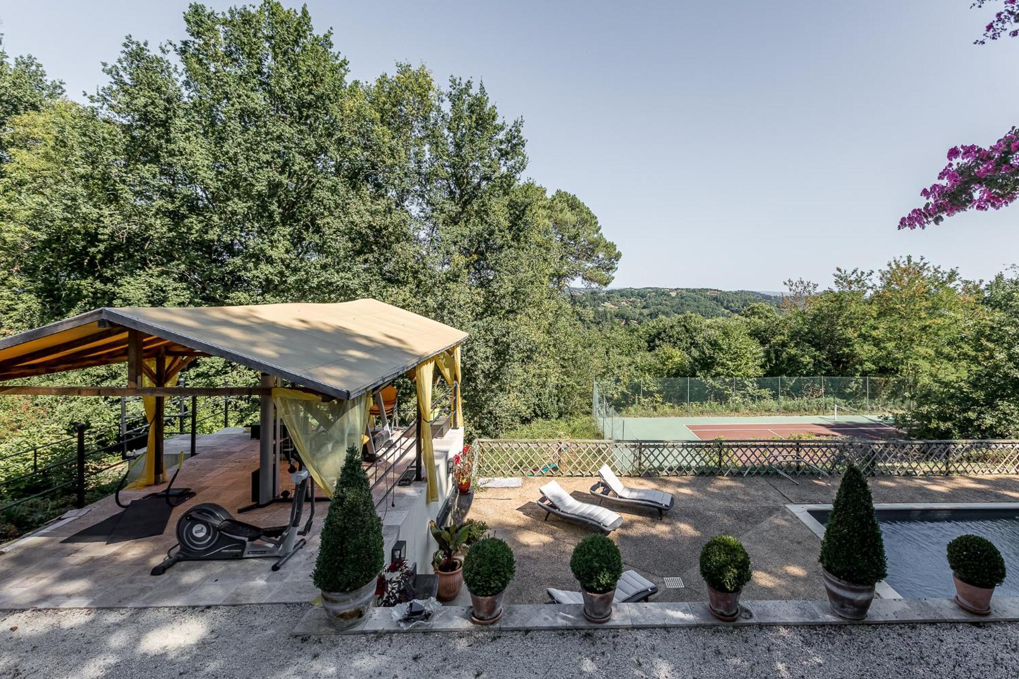 Villa Vila avec, piscine, tennis. à Rivaux Extérieur photo