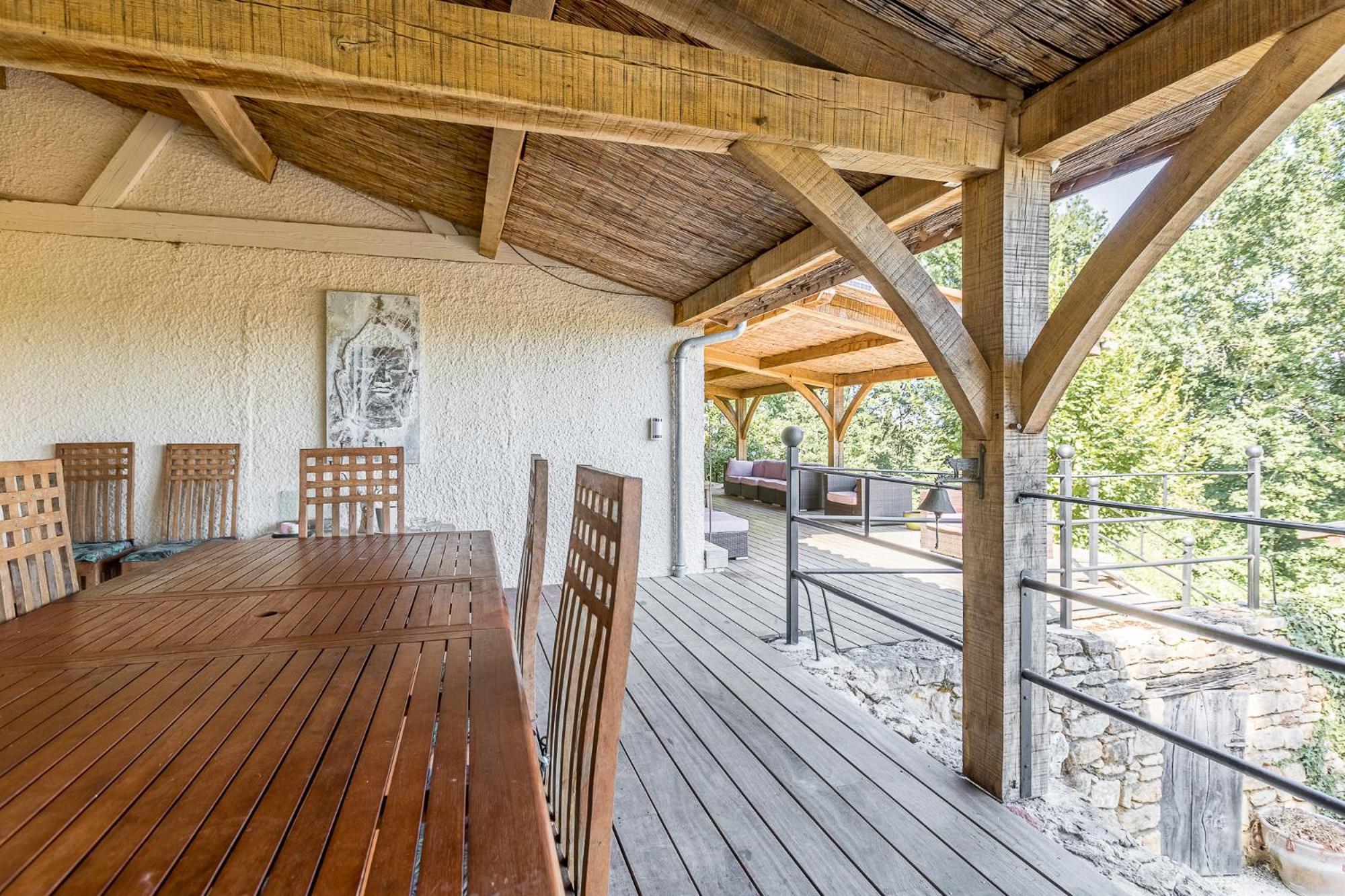 Villa Vila avec, piscine, tennis. à Rivaux Extérieur photo